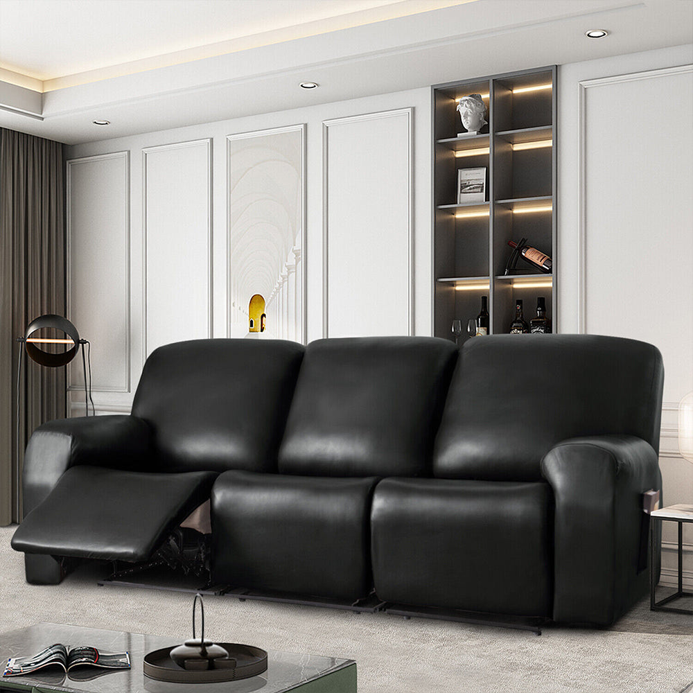 Waterproof  PU Leather Recliner Sofa Covers Soft Sofa Couch Slipcover Protector