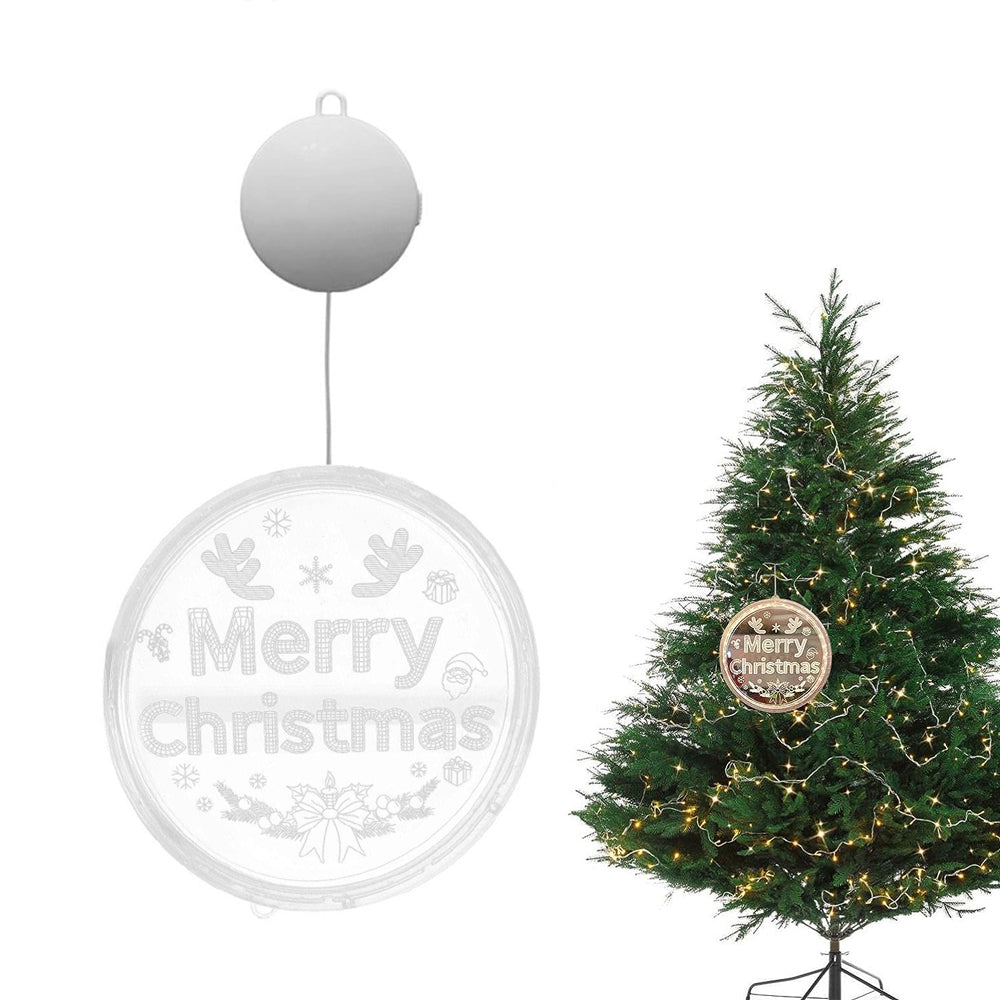 2Pcs Battery Operated LED Merry Christmas Window Fairy Lights