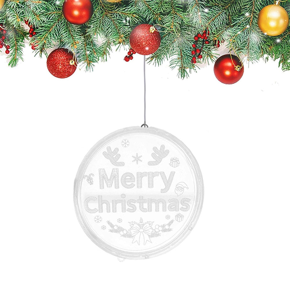 2Pcs Battery Operated LED Merry Christmas Window Fairy Lights