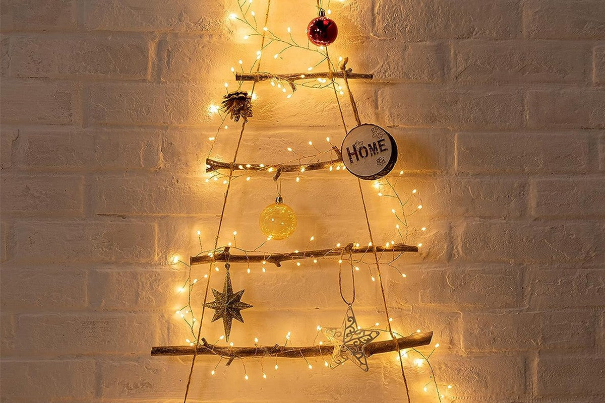 3pcs Christmas Reindeer Xmas Decoration with String Lights