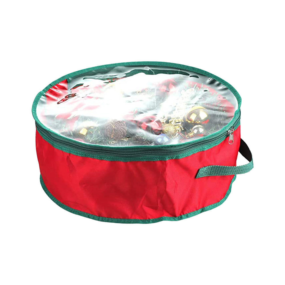 Christmas Wreath Storage Bag Xmas Garland Storage Container Protect Wreath from Dust