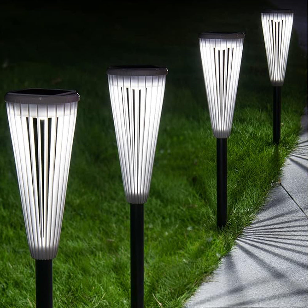 2Pcs Outdoor Solar Lights Energy-saving Lamp Landscape Lights for Garden Walkway Driveway Sidewalk Yard