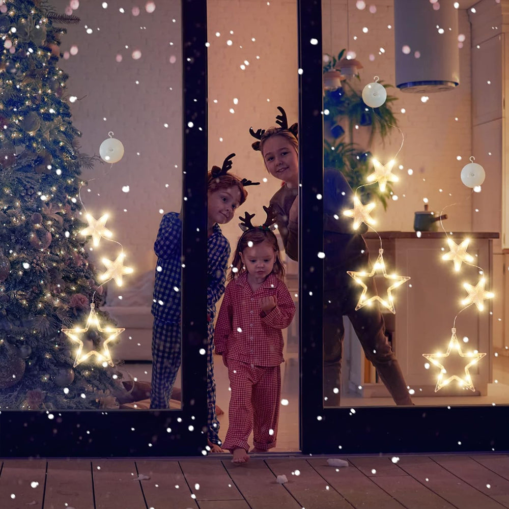 Christmas Window Hanging Lights LED Sucker Lamp for Indoor Outdoor Decor