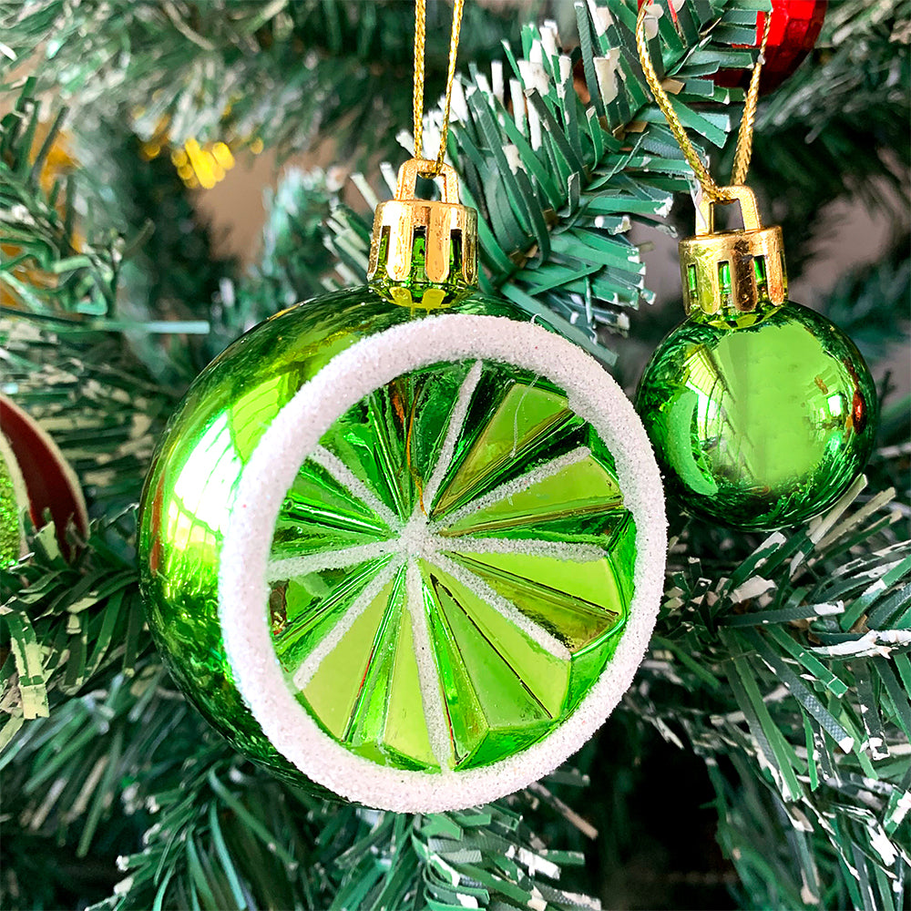 Christmas Ball Ornaments Christmas Tree Decoration-Red and Green