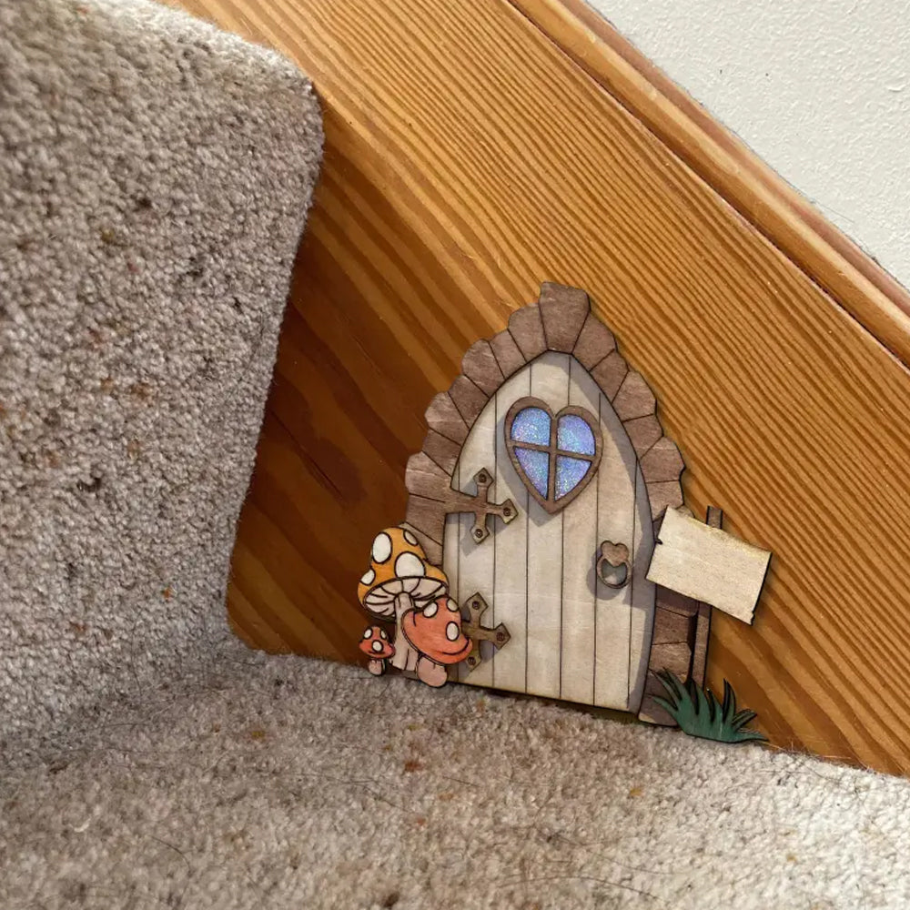 5Pcs Elf Door Fairy Tale House Door Miniature Christmas Accessories