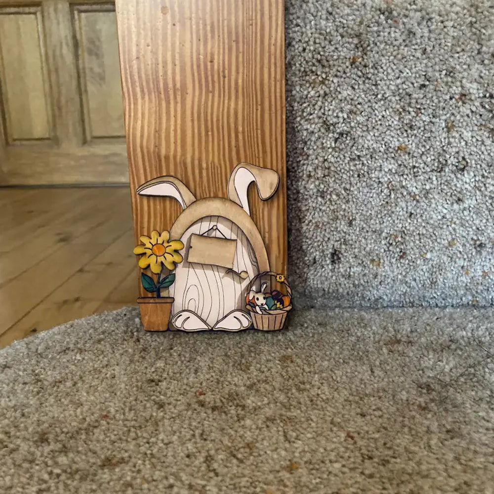 5Pcs Elf Door Fairy Tale House Door Miniature Christmas Accessories