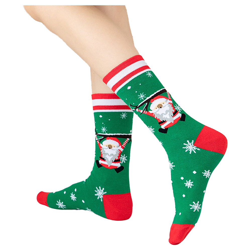 4 Pairs Christmas Socks Funny Cotton Socks with Christmas Box