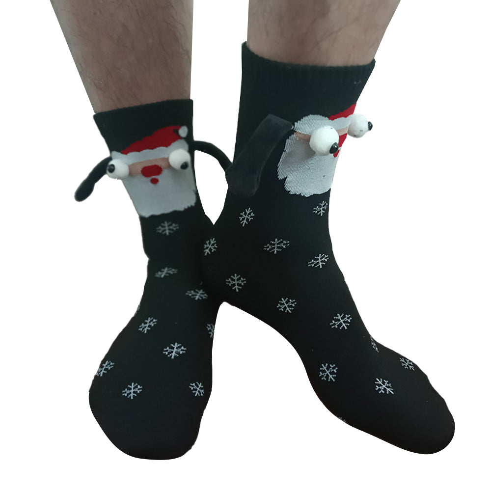 Christmas Hands Holding Socks with Hands for Couples Bestie