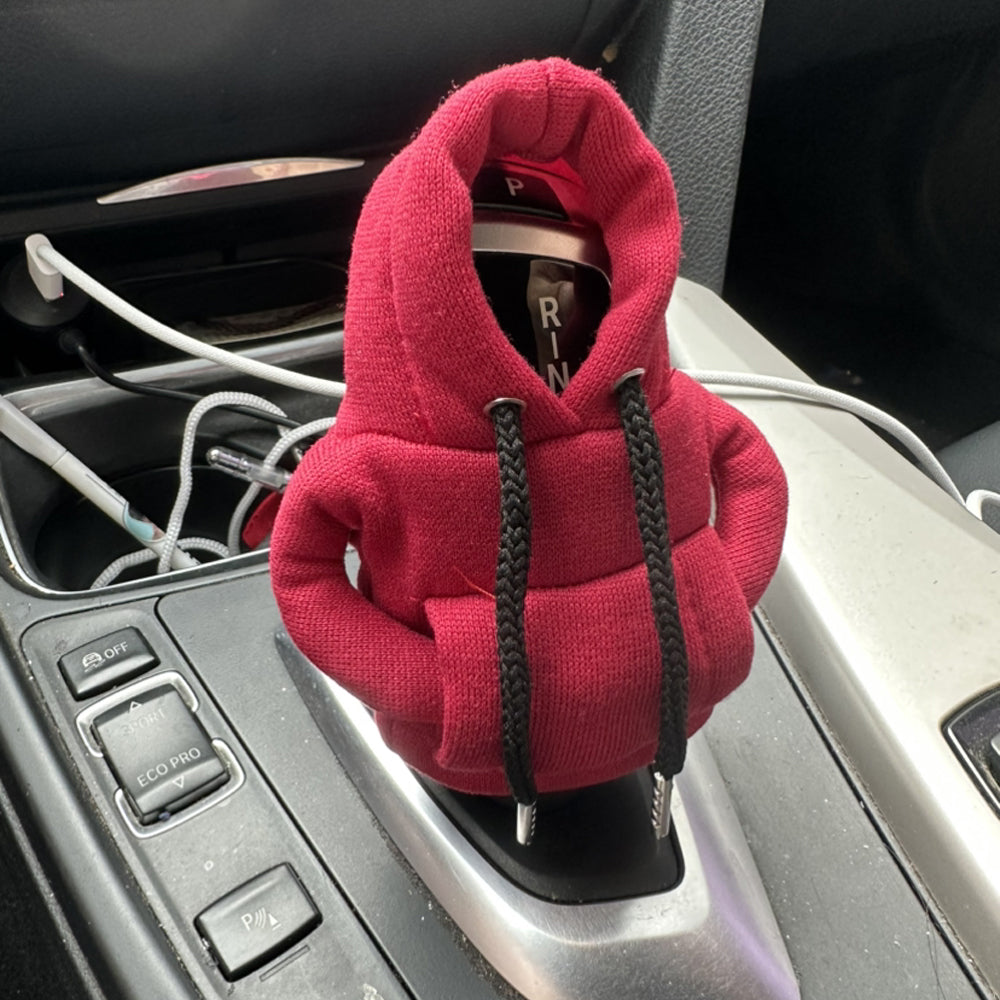 Car Gear Shift Cover Mini Hoodie Gear Shift Cover for Car Shifter Interior Trim