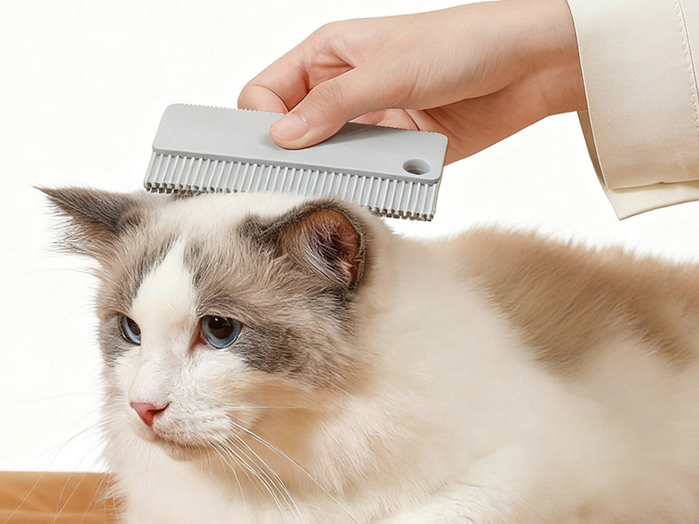 2 X 2-in-1 Pet Hair Removal Tool Dog Cat Shedding Brush Couch Carpet Hair Remover