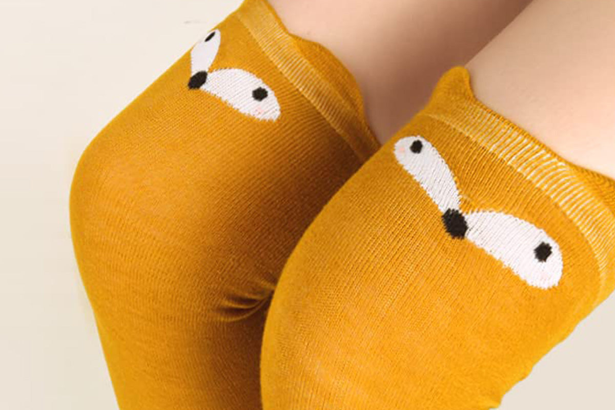 Women Lady Thigh High Stockings Warm Over Knee Socks Cat Design Long Socks