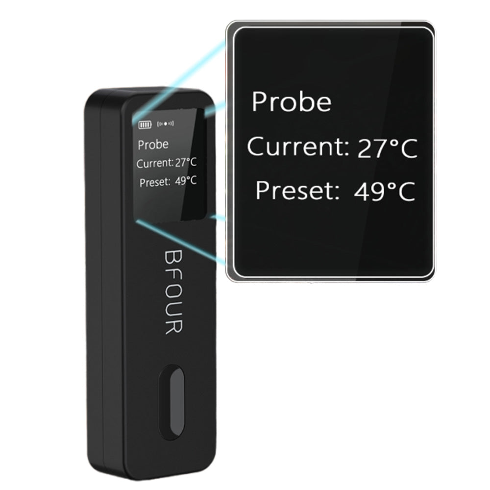 Wireless Digital Meat Thermometer for Grilling with iOS & Android Read App
