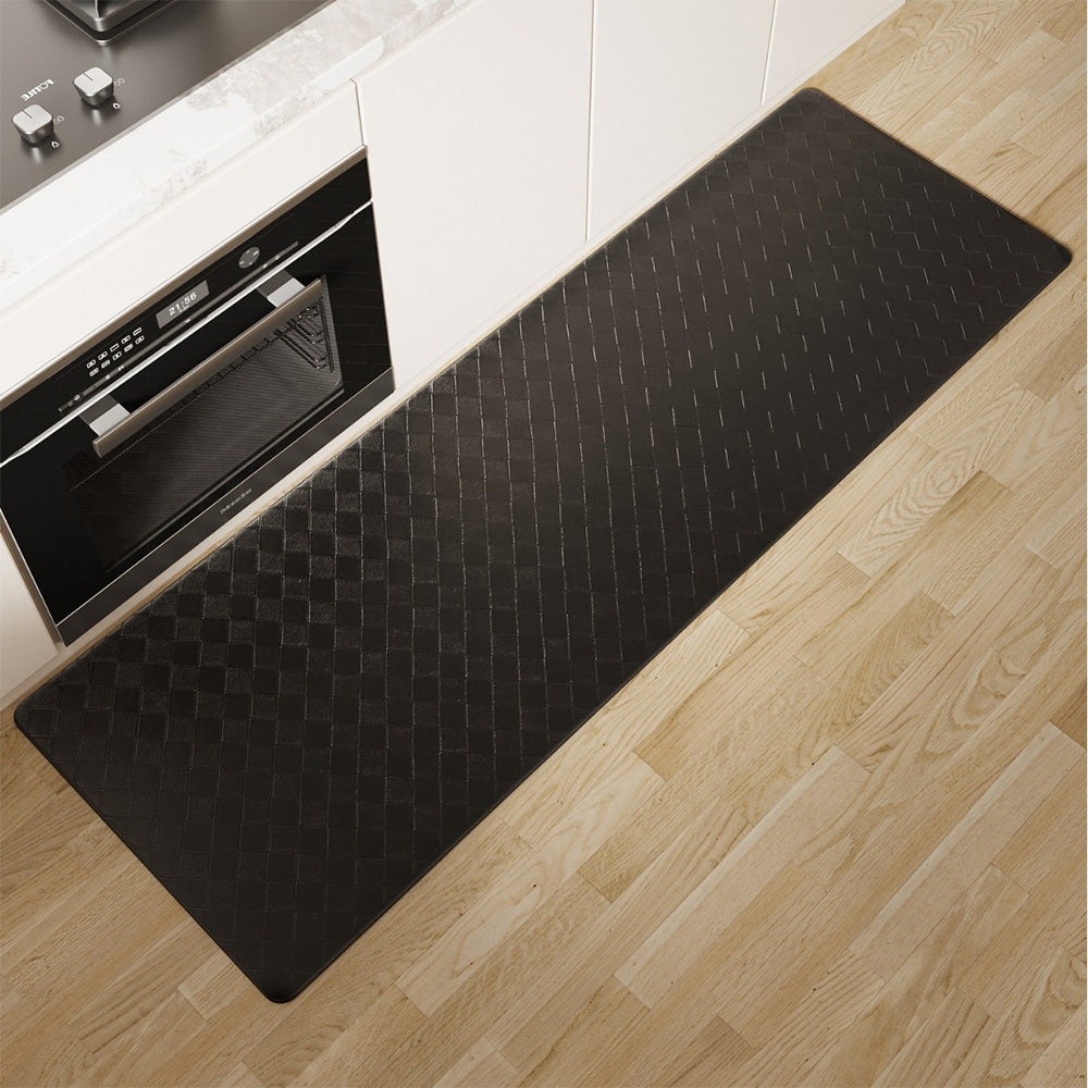 Kitchen Mat Waterproof Floor Mat for Standing Areas-Black