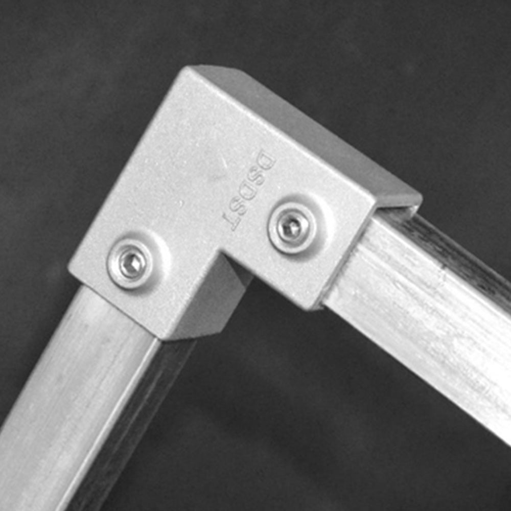 8 Piece 25x25mm Aluminum Alloy Square Tube Connector Set