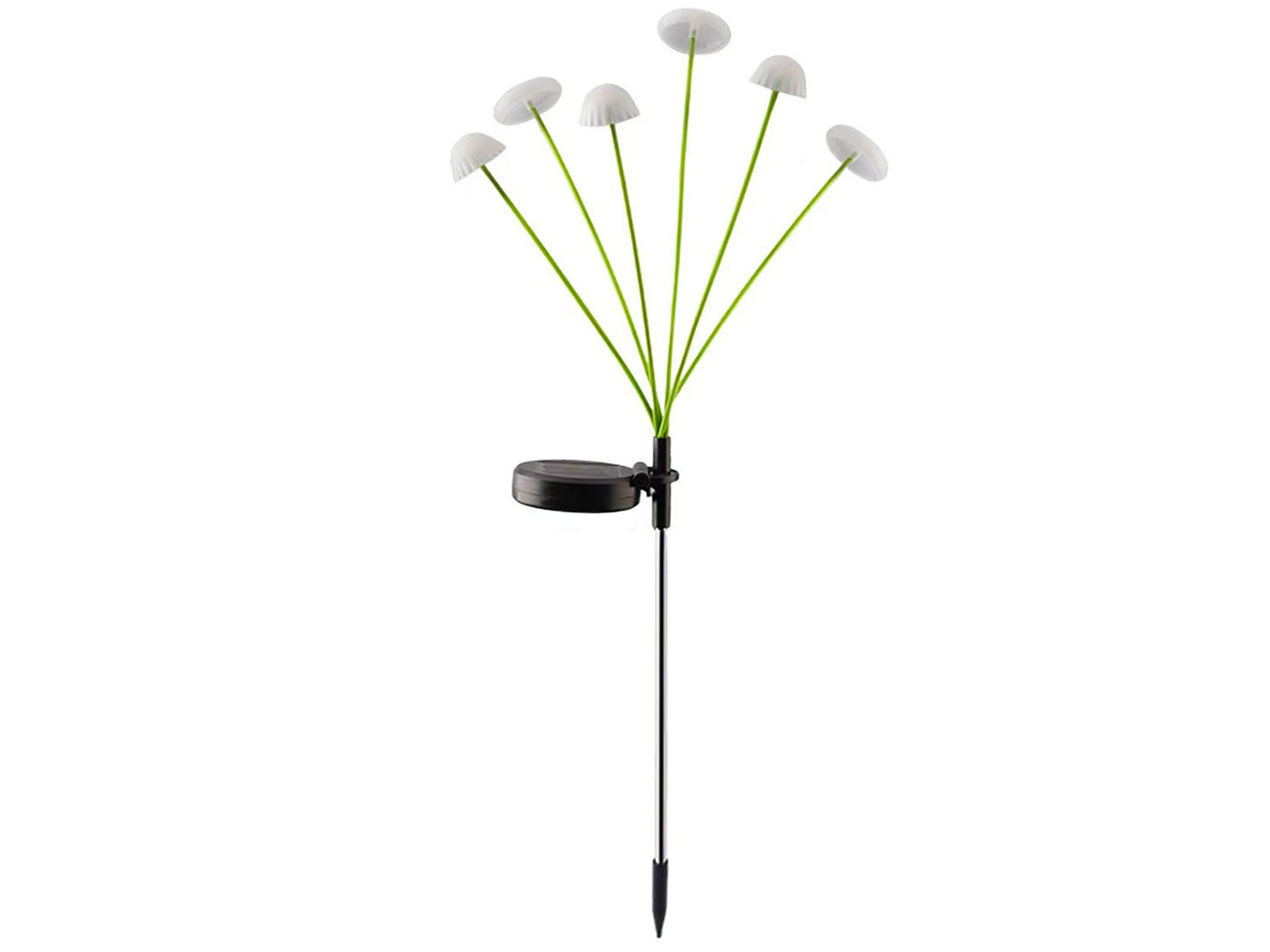 Two Outdoor Solar Mushroom Lights