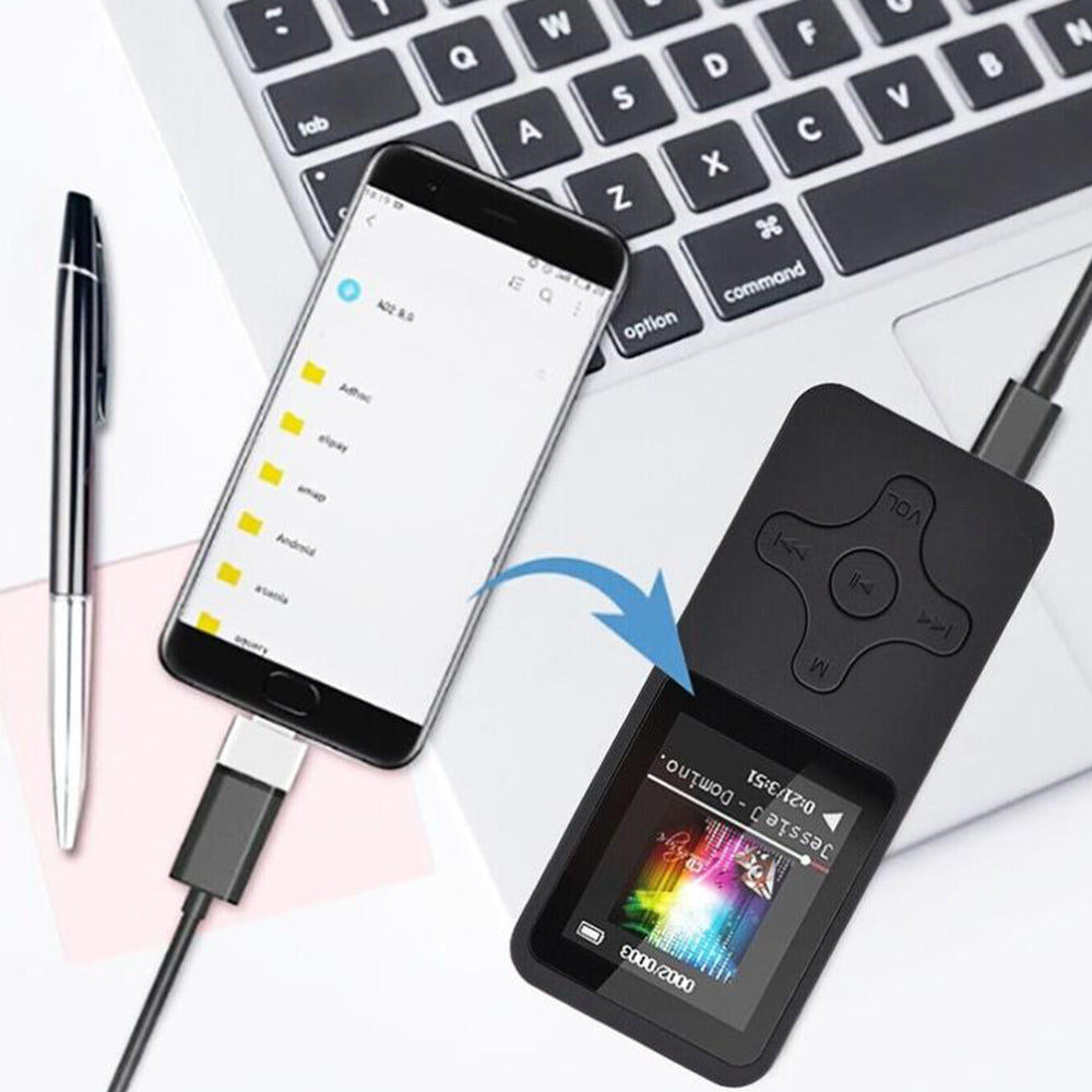1.8Inch Bluetooth Music Player MP4/MP3 HiFi Lossless Sport FM Radio Recorder