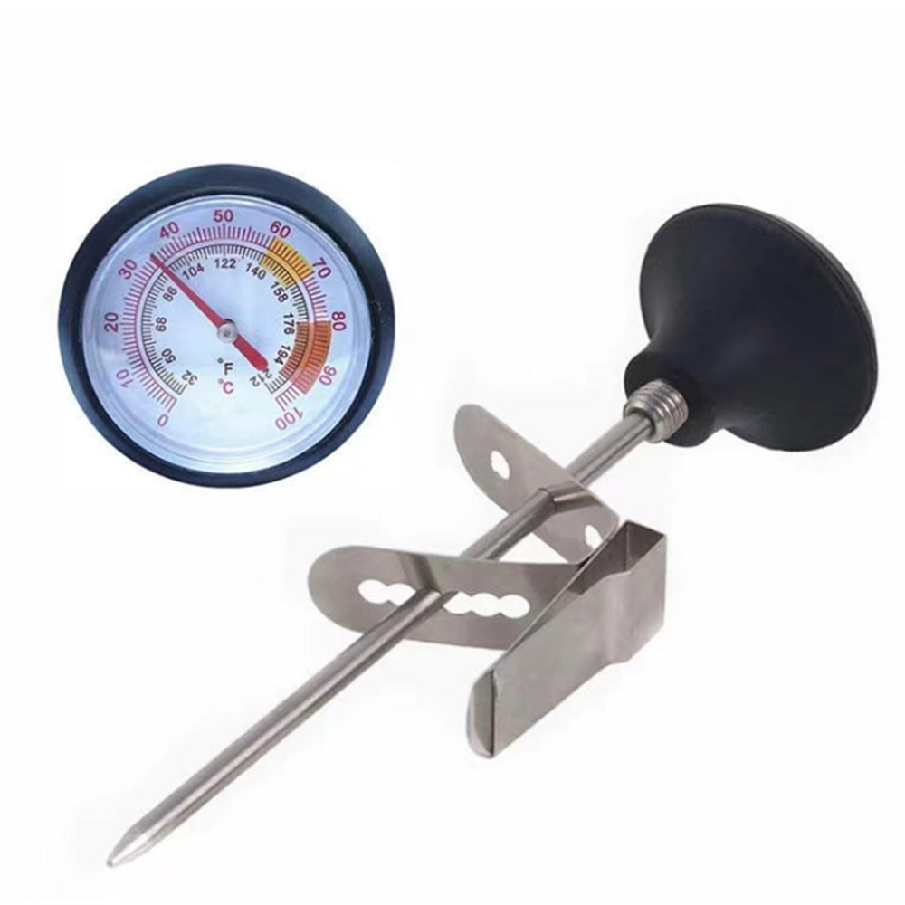 Thermometer with Instant Read Dial Thermometer Stainless Steel Stem Cooking Thermometer for Coffee Tea Water