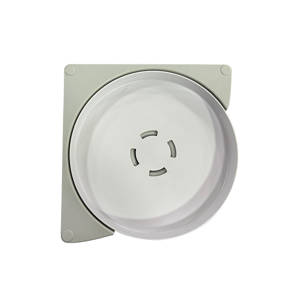 Triangular Corner Shower Caddy Shelf Bathroom Lazy Susan Turntable Organizer