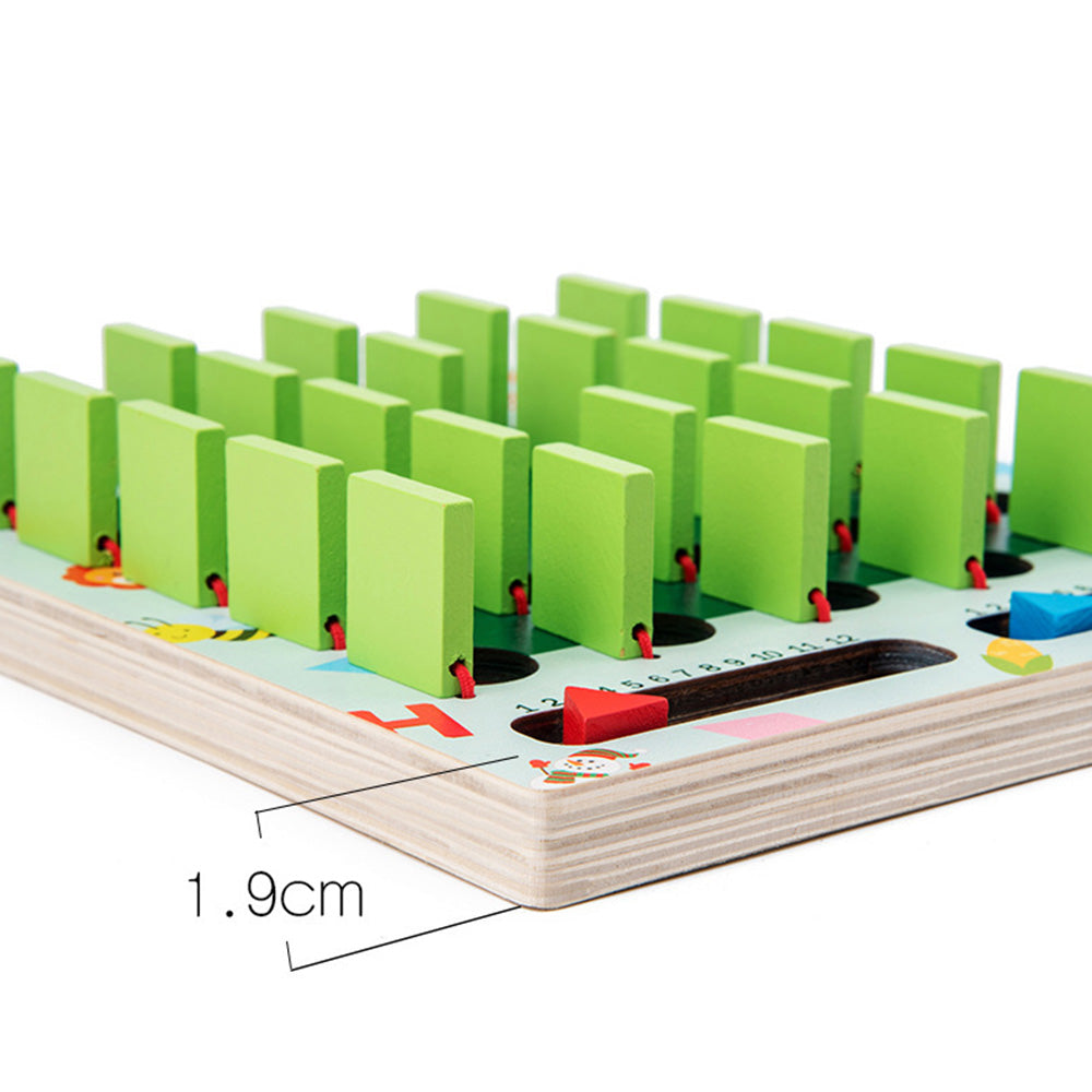 Wooden Memory Match Game - Montessori Educational Toy for Under 14 Years Old