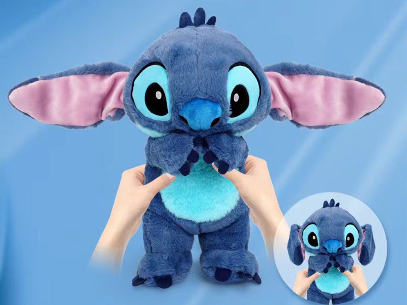 Stitch-Inspired Breathing Movement Musical Sleep Toy