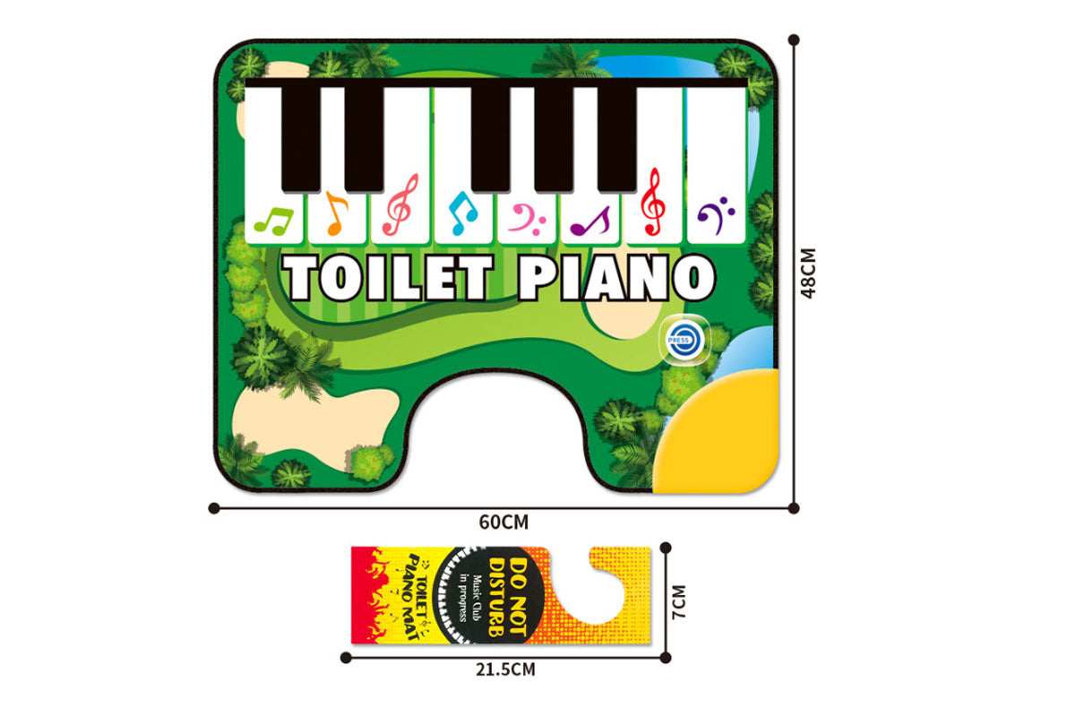 Bathroom Electronic Keyboard Mat - Waterproof Musical Toy for Adults