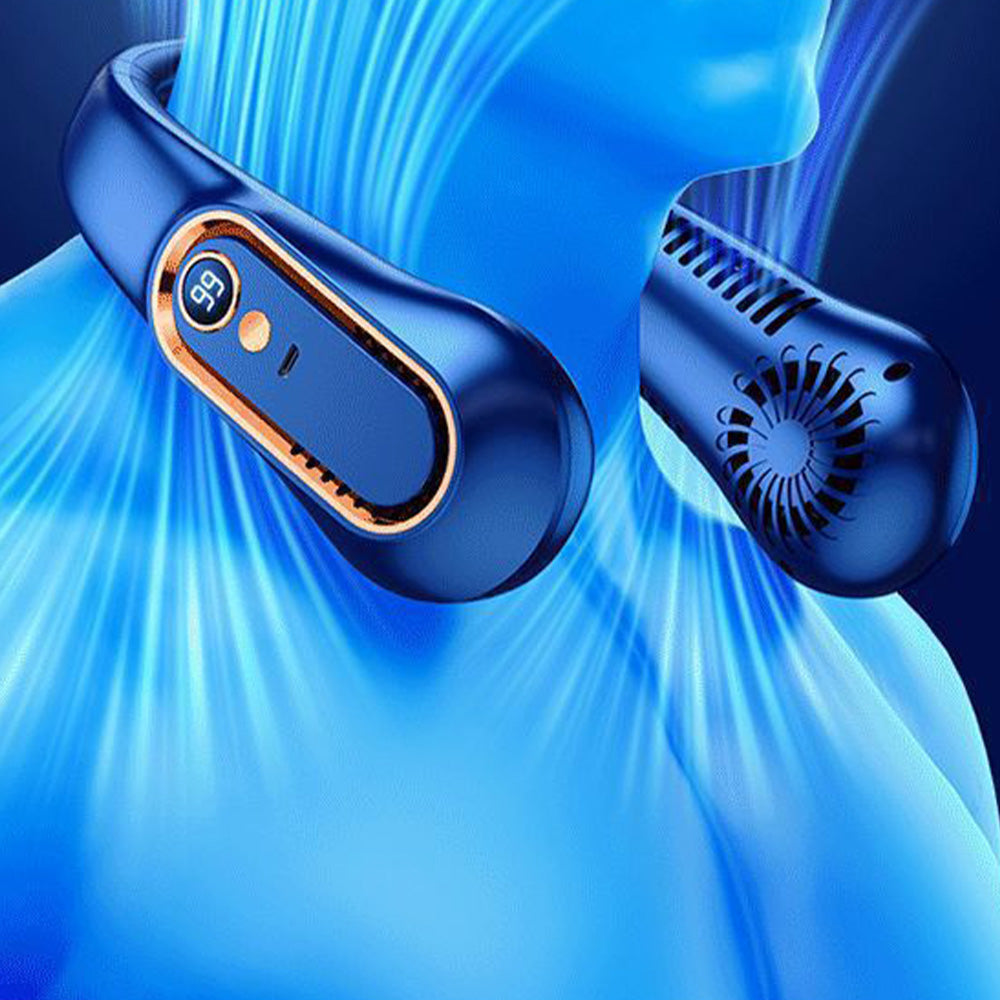 Up Down Airflow Neck Fan USB Neck Air Conditioner Personal Fan