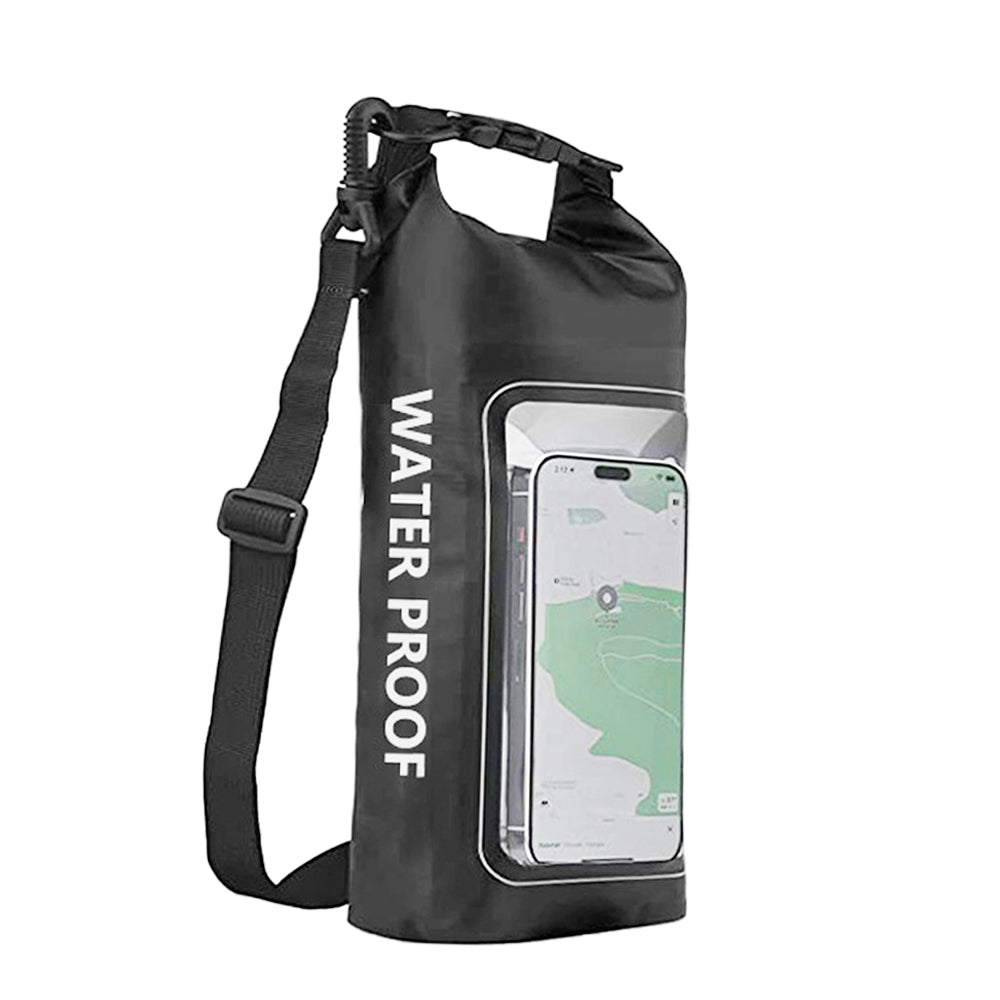 Waterproof Dry Bag Roll Top Crossbody Shoulder Bag with Phone Pouch