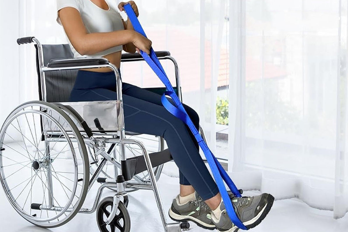 Long Leg Lifter Strap With Multi-loop Handle Leg Assist Device Mobility Aids Tool