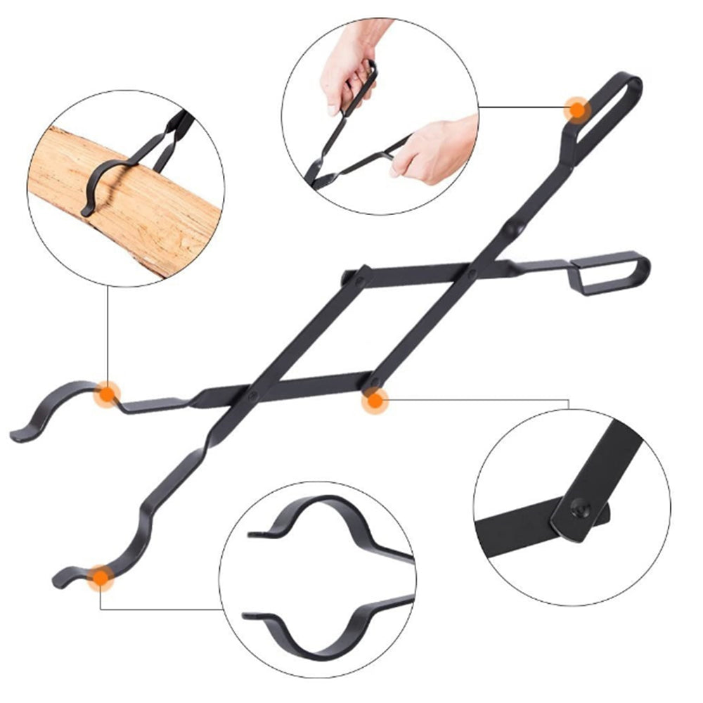 Wood Grabber Fireplace Tool