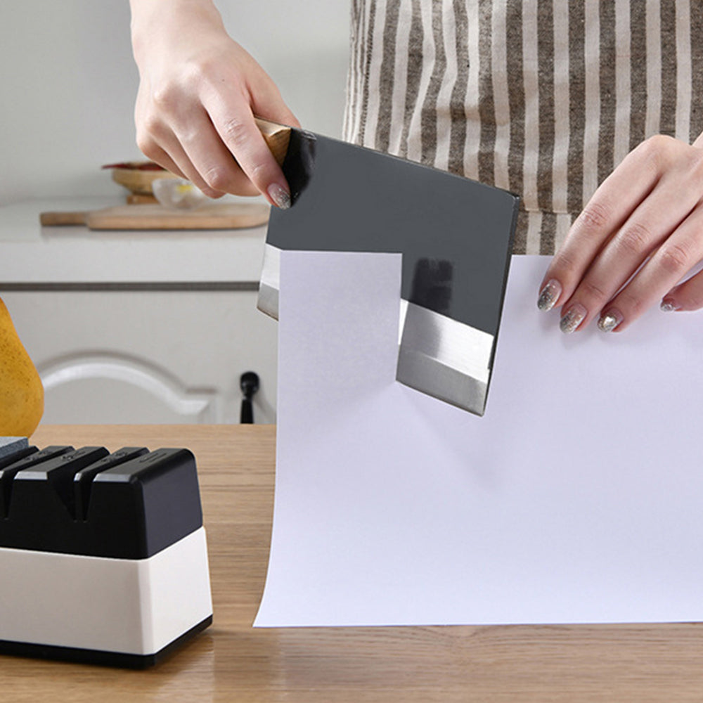 USB Charging Electric Knife Sharpener Professional 4 Stage Chef Knife Sharpening Tool