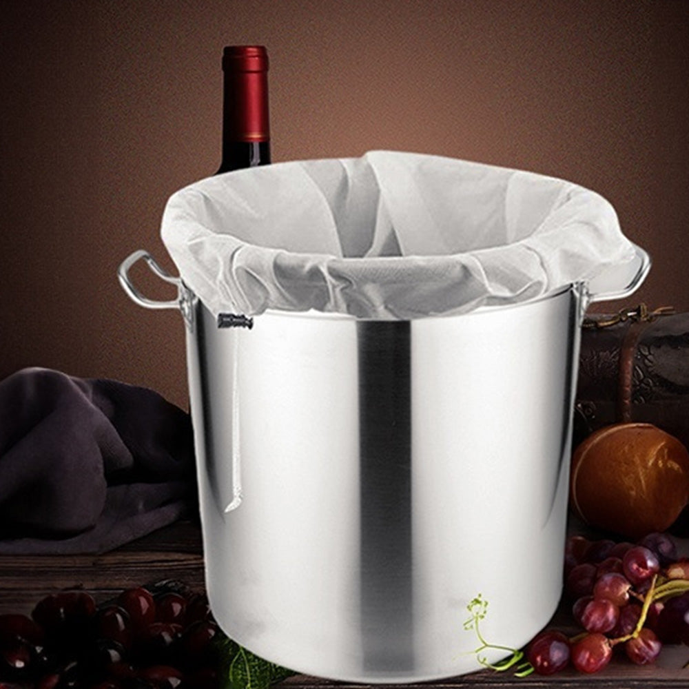 Extra Large Fine Mesh Drawstring Brewing Filter Bag for Wine and Cider