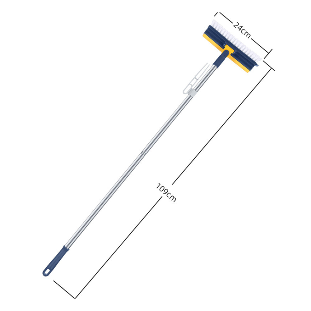 3-in-1 Multifunctional Floor Scrape Cleaning Brush with Long Handle