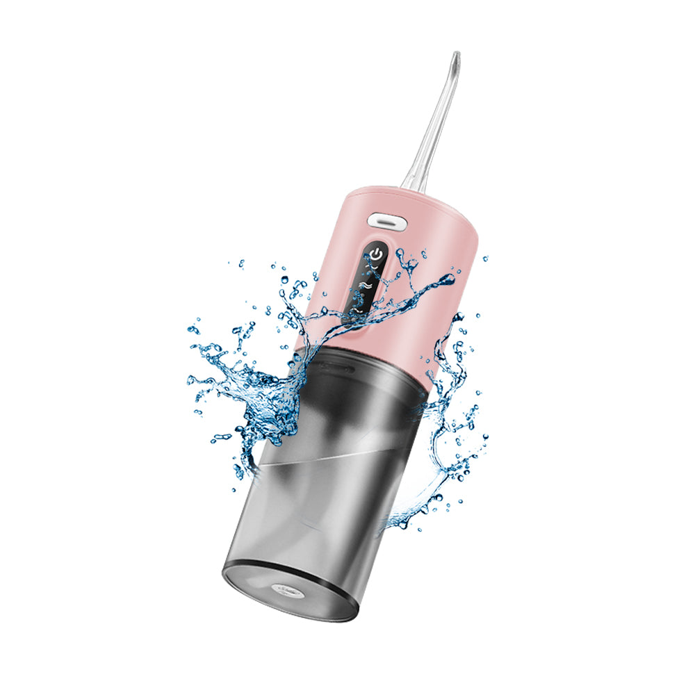 Electric Cordless Water Flosser Oral Irrigator with Five Nozzles