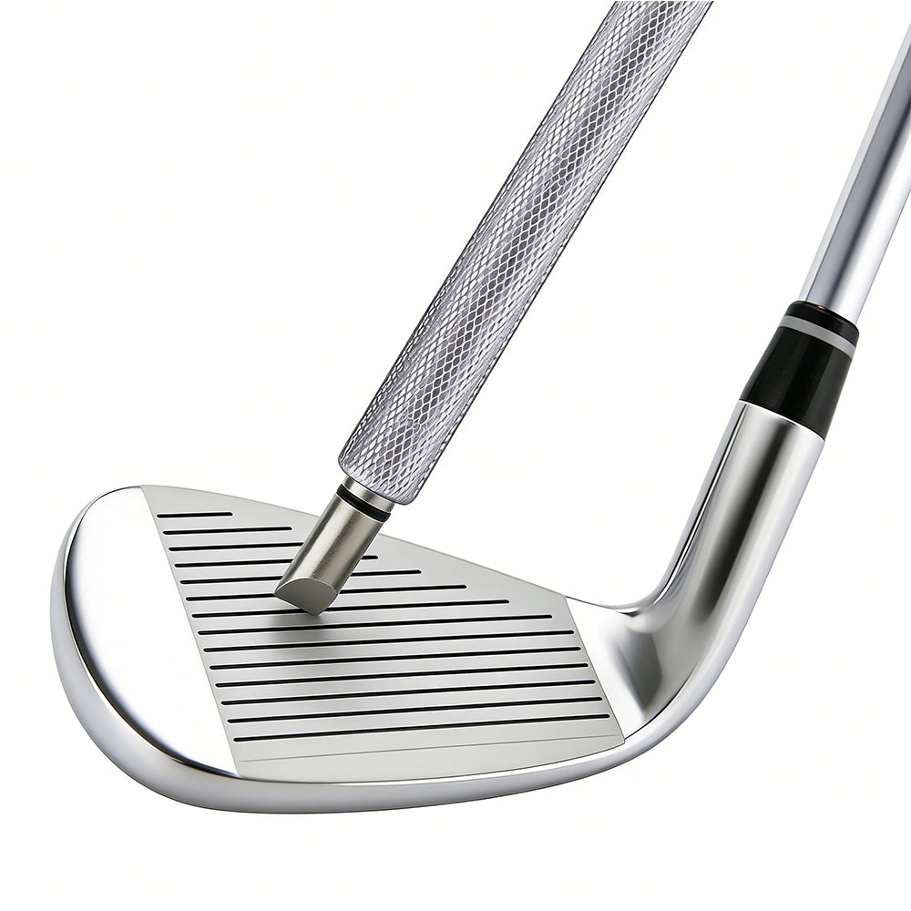 Golf Groove Cleaner Tool Stainless Steel Wedge Sharpener Portable Club Maintenance