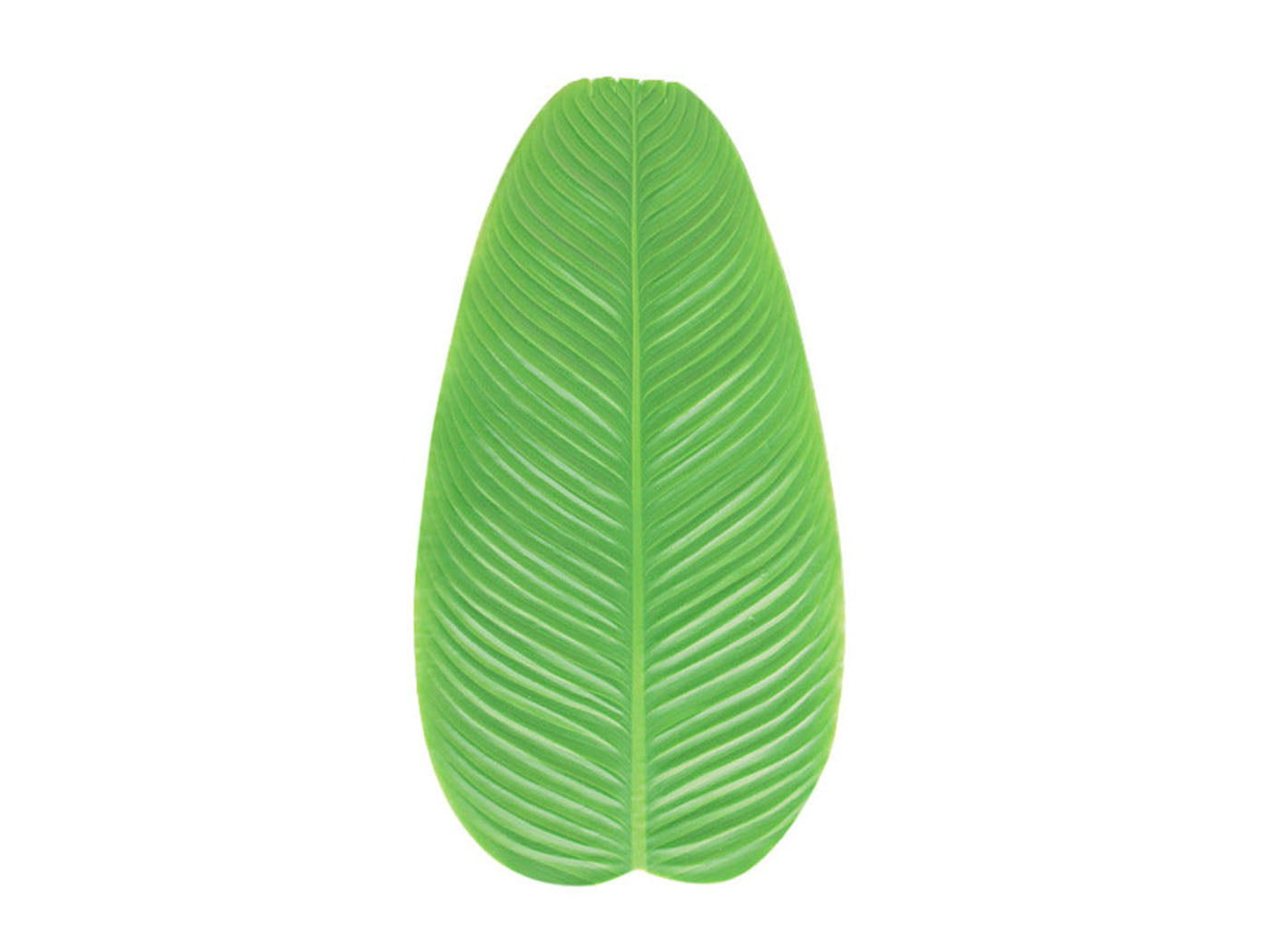 12Pcs Simulation Banana Leaf Mat Leaf Placemats Banana Leaves Placemats