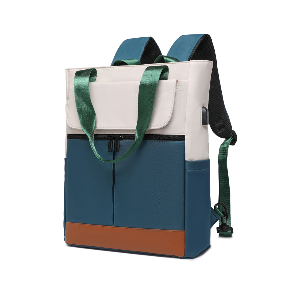 Water Resistant Travel Laptop Backpack with USB Charging Port