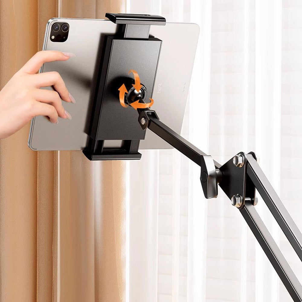 Adjustable Phone Tablet Holder Stand for 4–11 Inch Devices Desktop and Clamp Mount