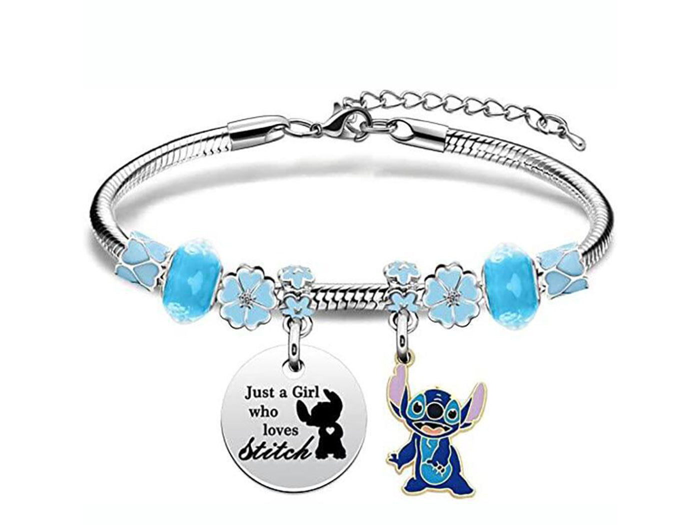 Adjustable Lilo & Stitch Inspired Bracelet