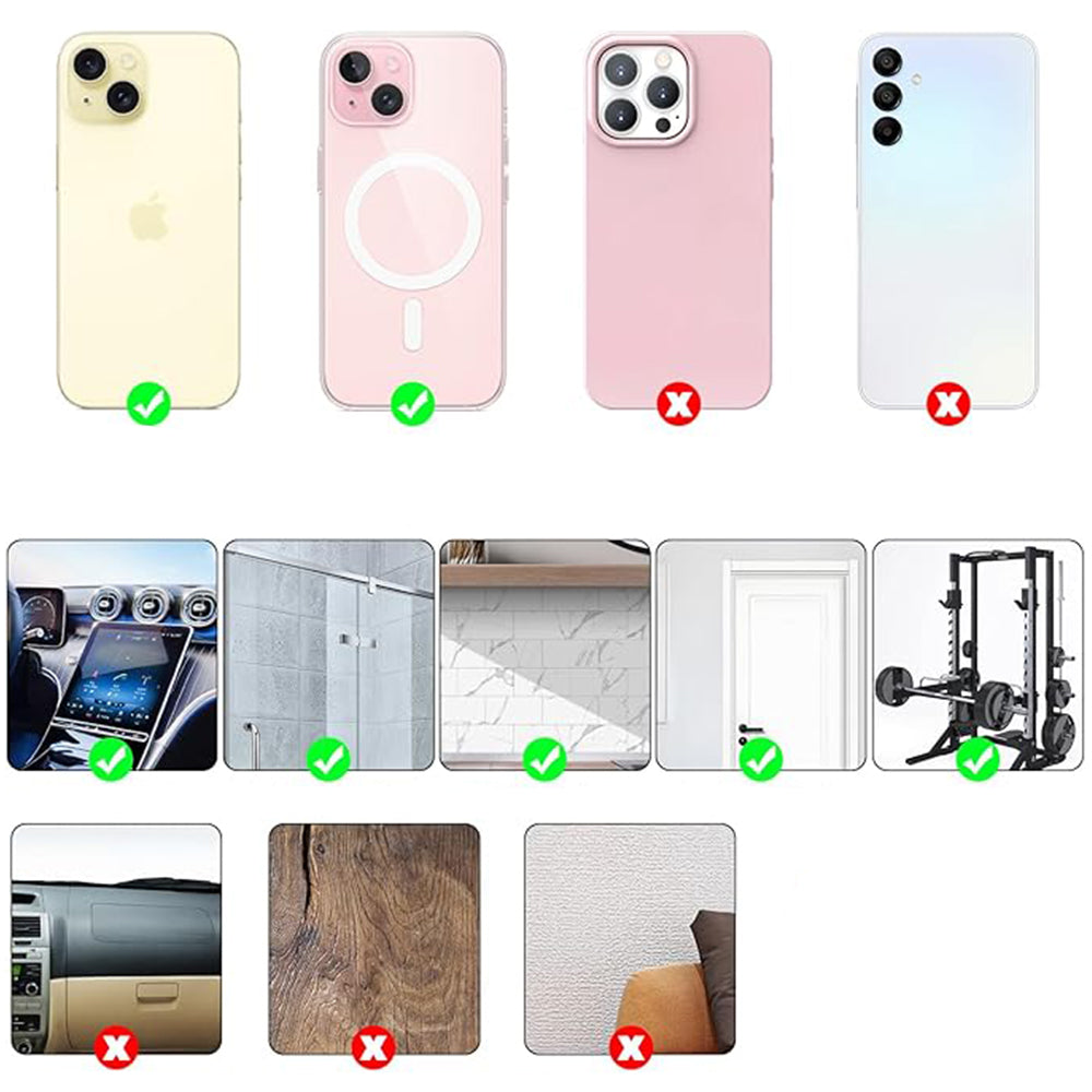 Wireless Charging Vacuum Adsorption Ultra-Stable Suction Cup Car Bracket