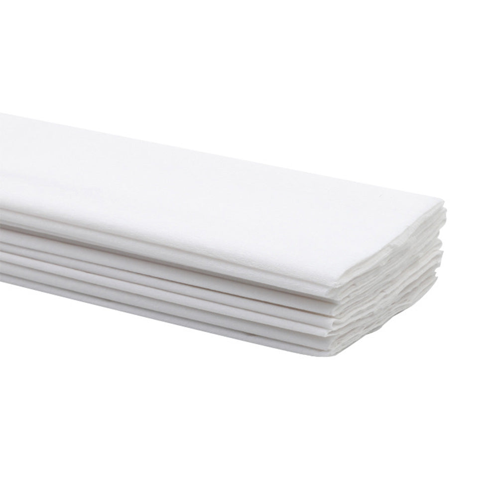 10 Crepe Paper Sheets 50x100cm for Gift Wrapping and Flower Crafts