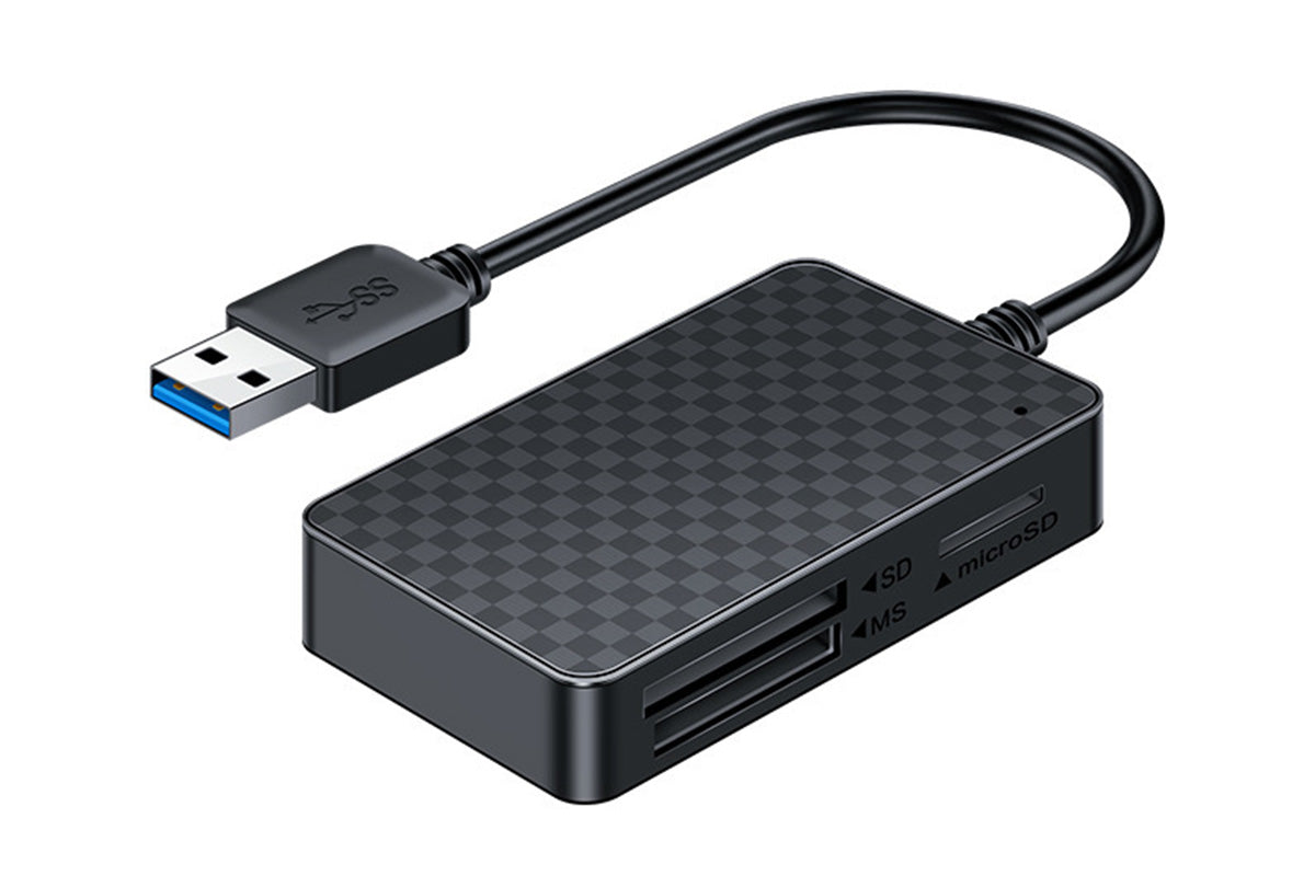 4 In 1 Multi Memory Card Reader USB 2.0 To CF SD TF MS Card Reader Adapter