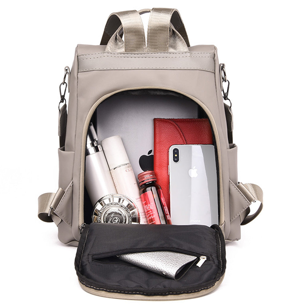 Women Anti-Theft Backpack Detachable Strap Handbag