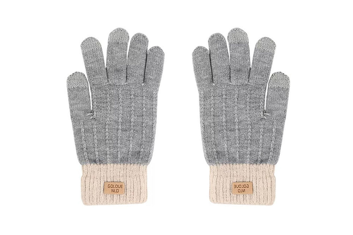 Women Touch Screen Knitted Gloves