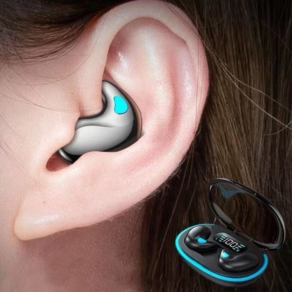 X55 Ultra-Thin Sleep Headphones - Wireless Bluetooth 5.3 Earphones, Side Sleeper Design