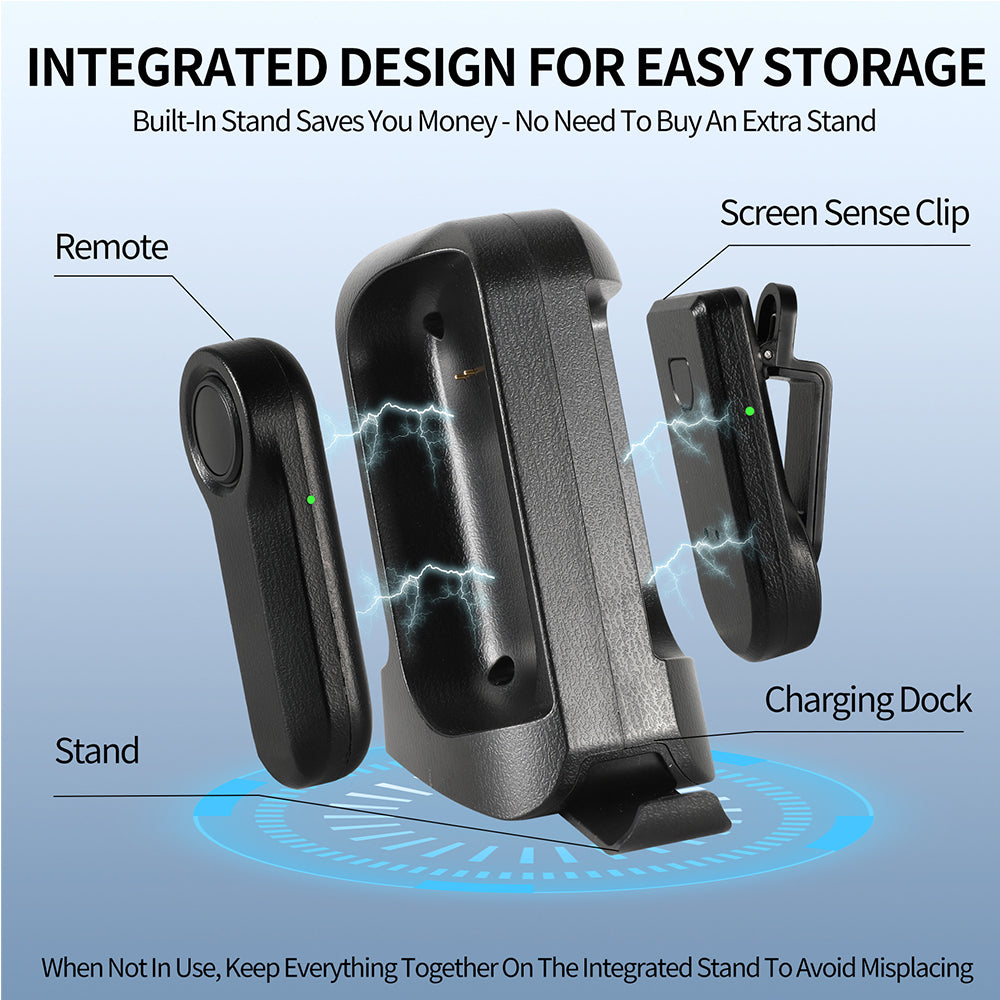 Wireless Page Turner for Kindle Tablets with Selfie Shutter Stand Function