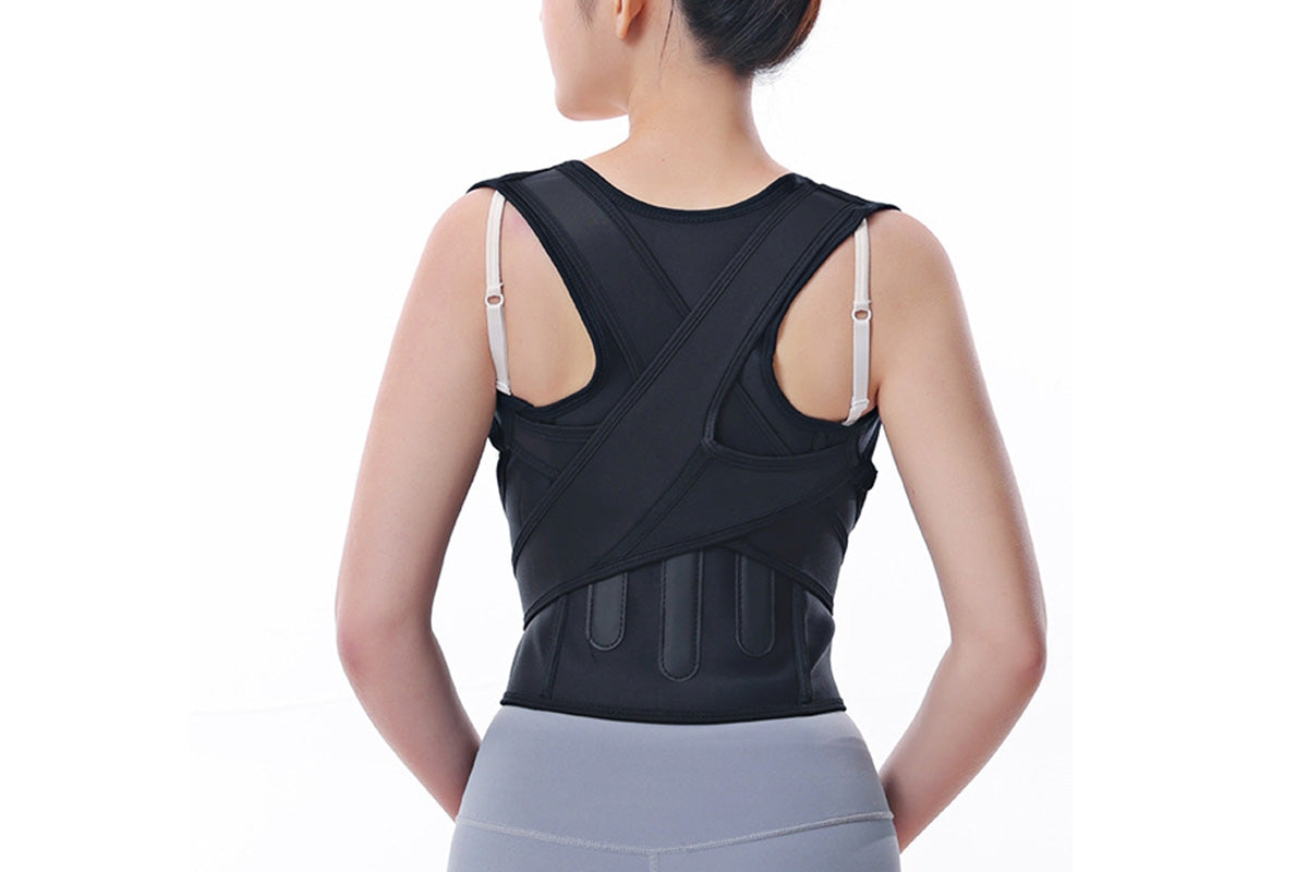 Unisex Posture Corrector Lumbar Brace Lightweight Back Support Shoulder Brace Belt