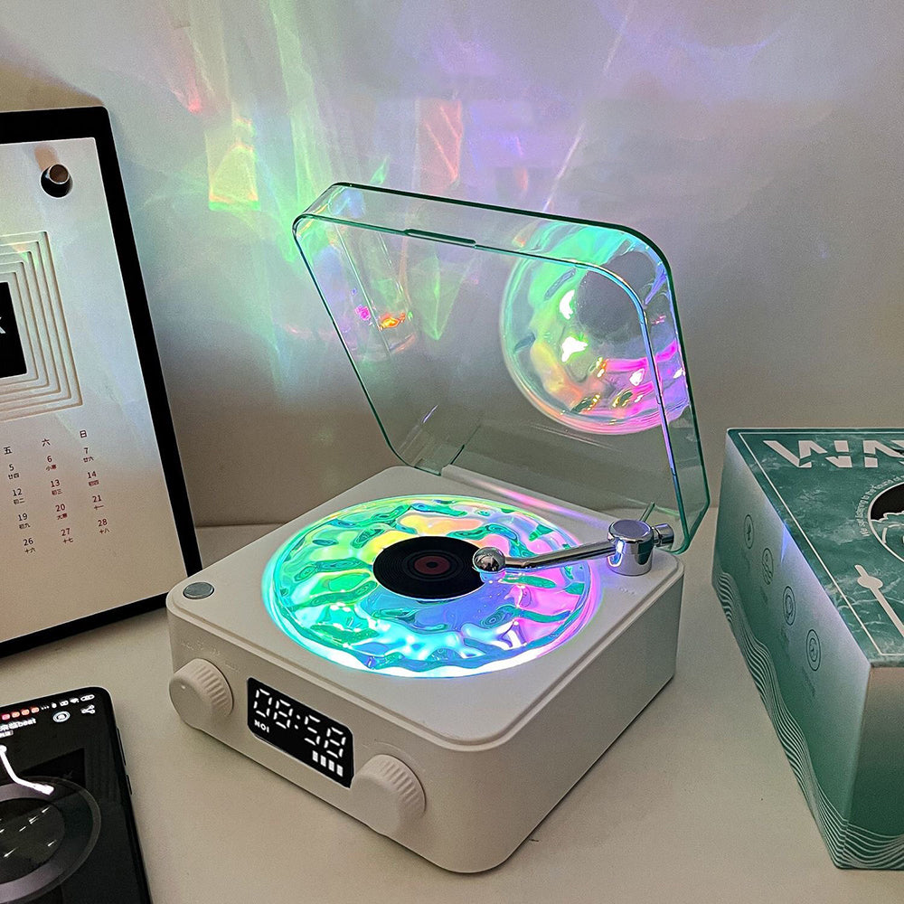 Waves Wireless Vinyl Player Bluetooth Speaker