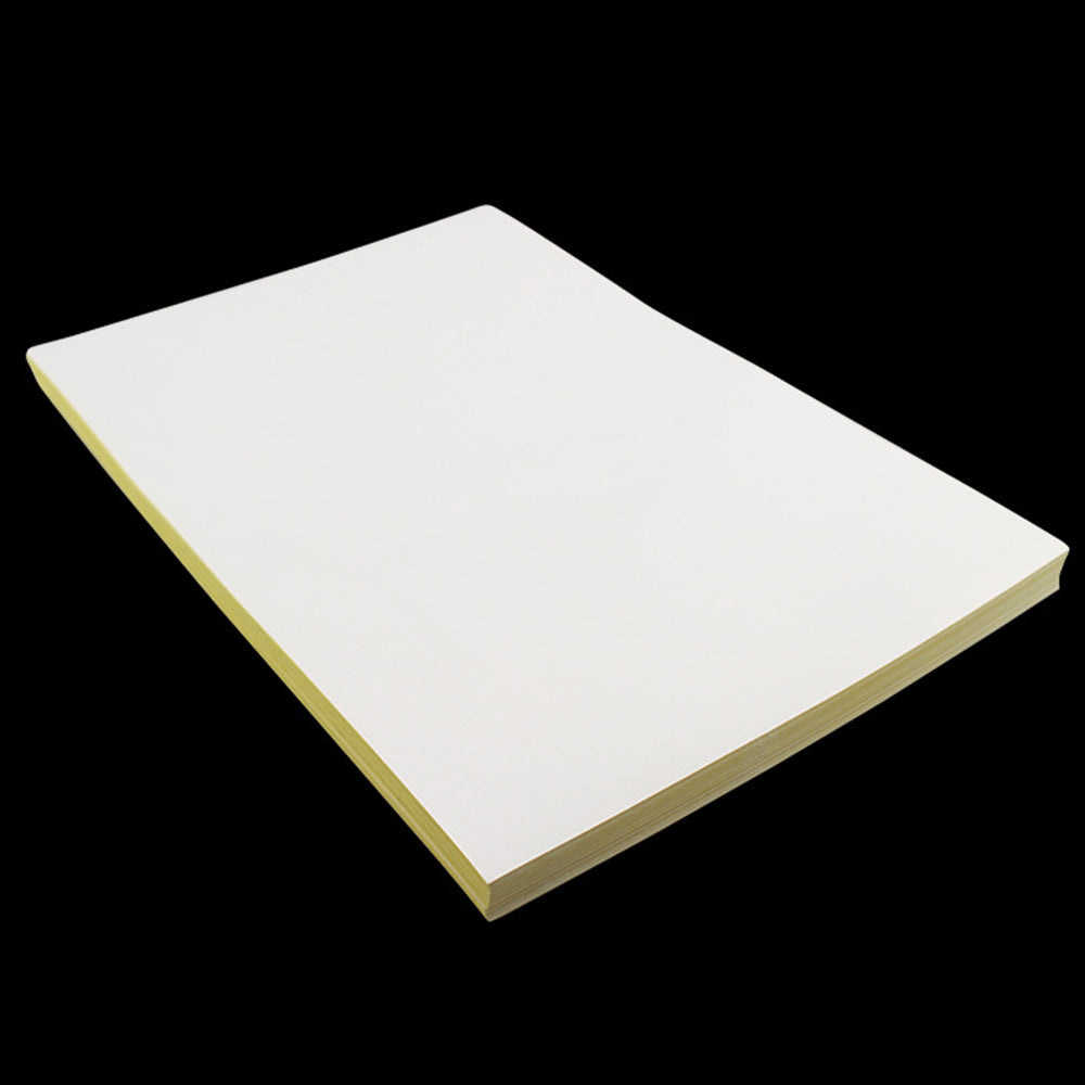 100 Sheets A4 Matte Self Adhesive Label Paper for Inkjet Laser Printers