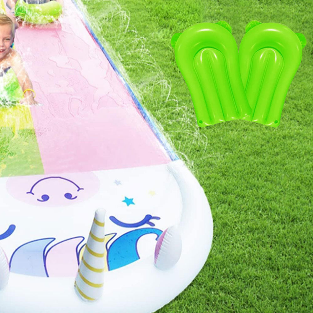 Water Slides and 2 Bodyboards Lawn Water Slide Summer Slip Waterslides