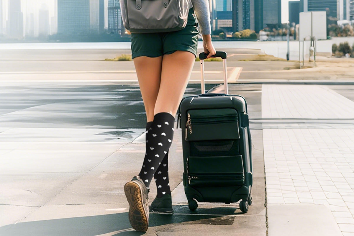 6 Pairs High Stretch Long Socks for Sports Casual Wear for Women - Style 2
